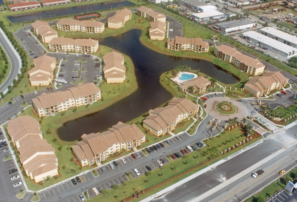In Riviera Beach, FL, this 24-acre, 330-unit apartment complex was completed in just 10 months.
